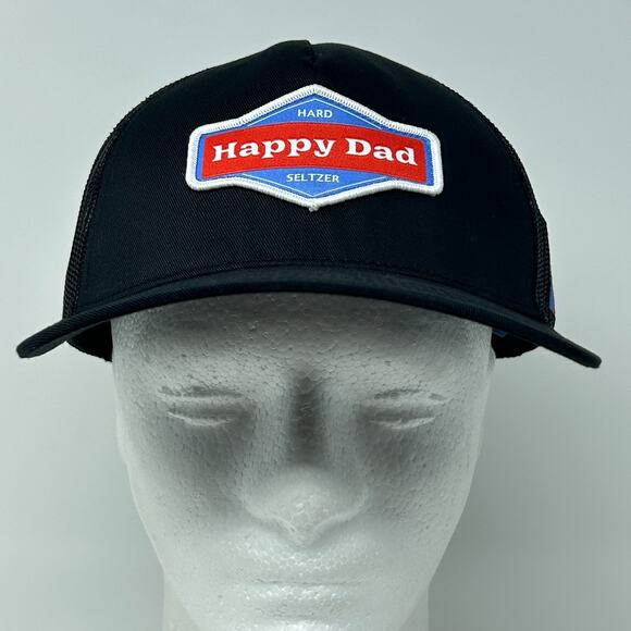 Happy Dad Seltzer Texas Flag Trucker Hat Baseball Cap Nelk Boys Snapback Black - Picture 2 of 10